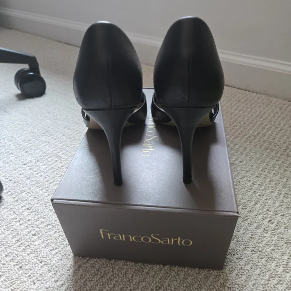 Franco Sarto Hanita Black Heels - Picture 3 of 6